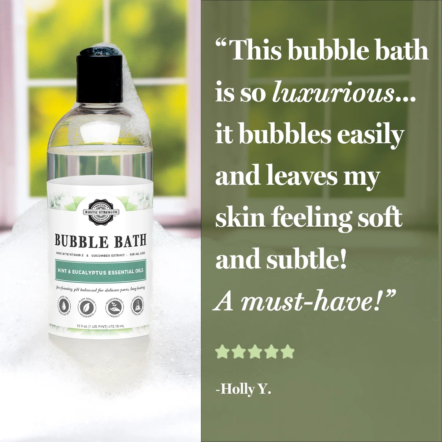 Bubble Bath for Sensitive Skin